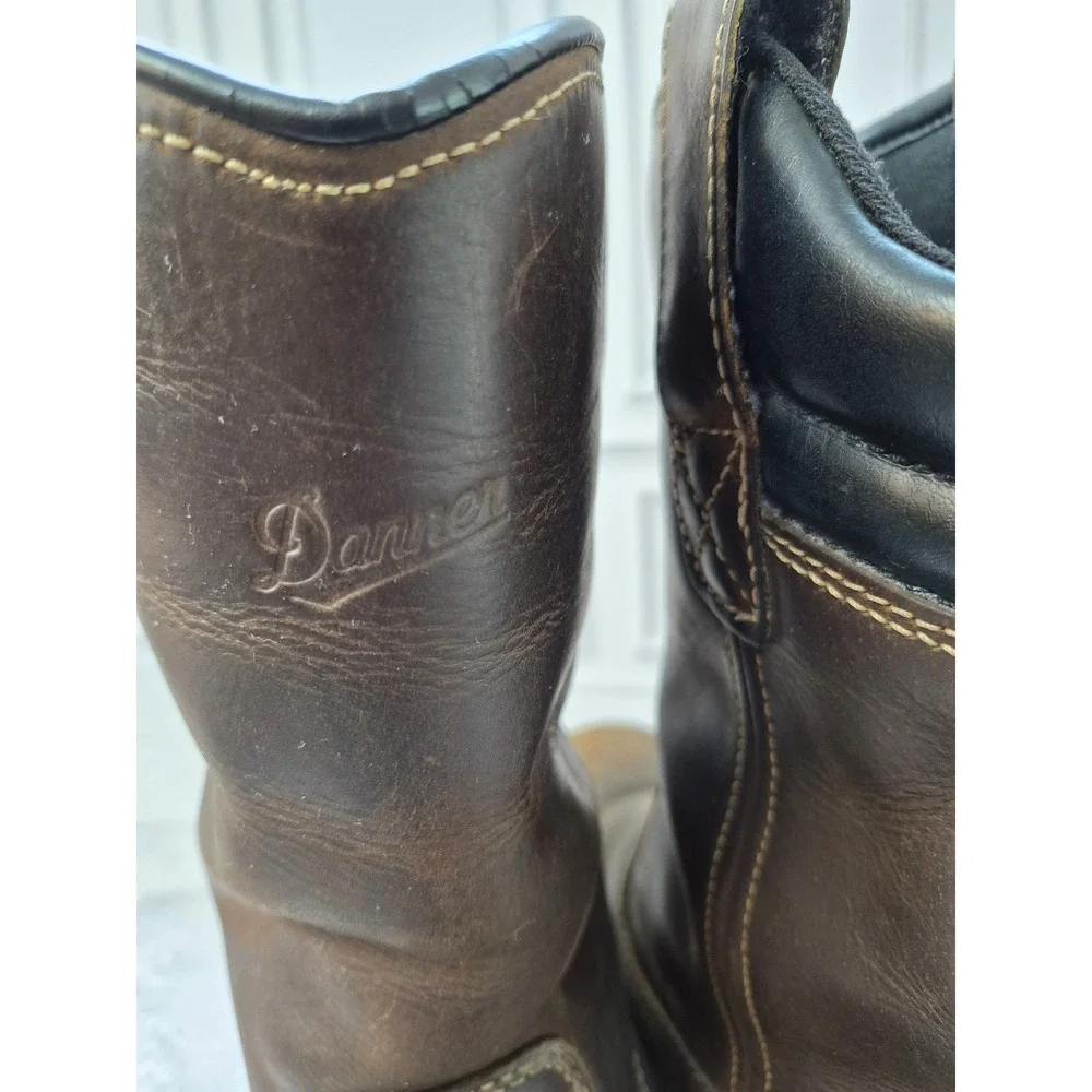 Danner Steel Yard Wellington Brown Steel Toe Waterproof Work Boots Mens 9 D 11